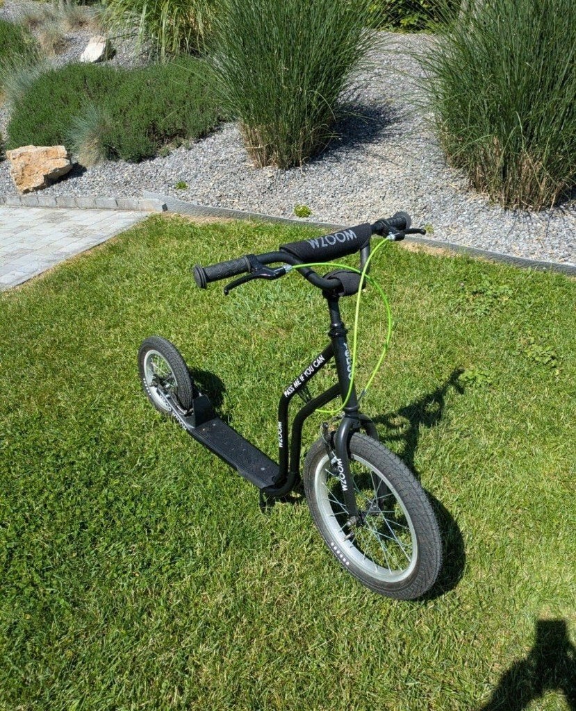 Trottinette Yedoo Wzoom (Pneus gonflables) – Noire, Enlèvement, Comme neuf, Step simple, Yedoo