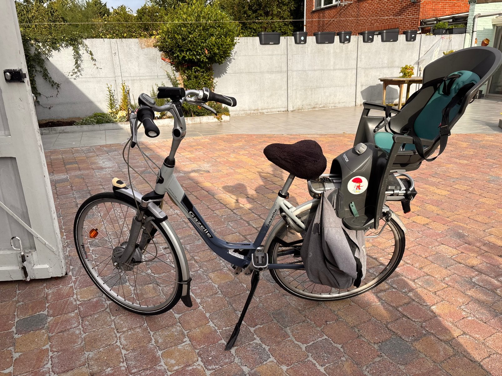 Elektriche gazelle fiets, Ophalen, Versnellingen, Gazelle, 53 tot 56 cm