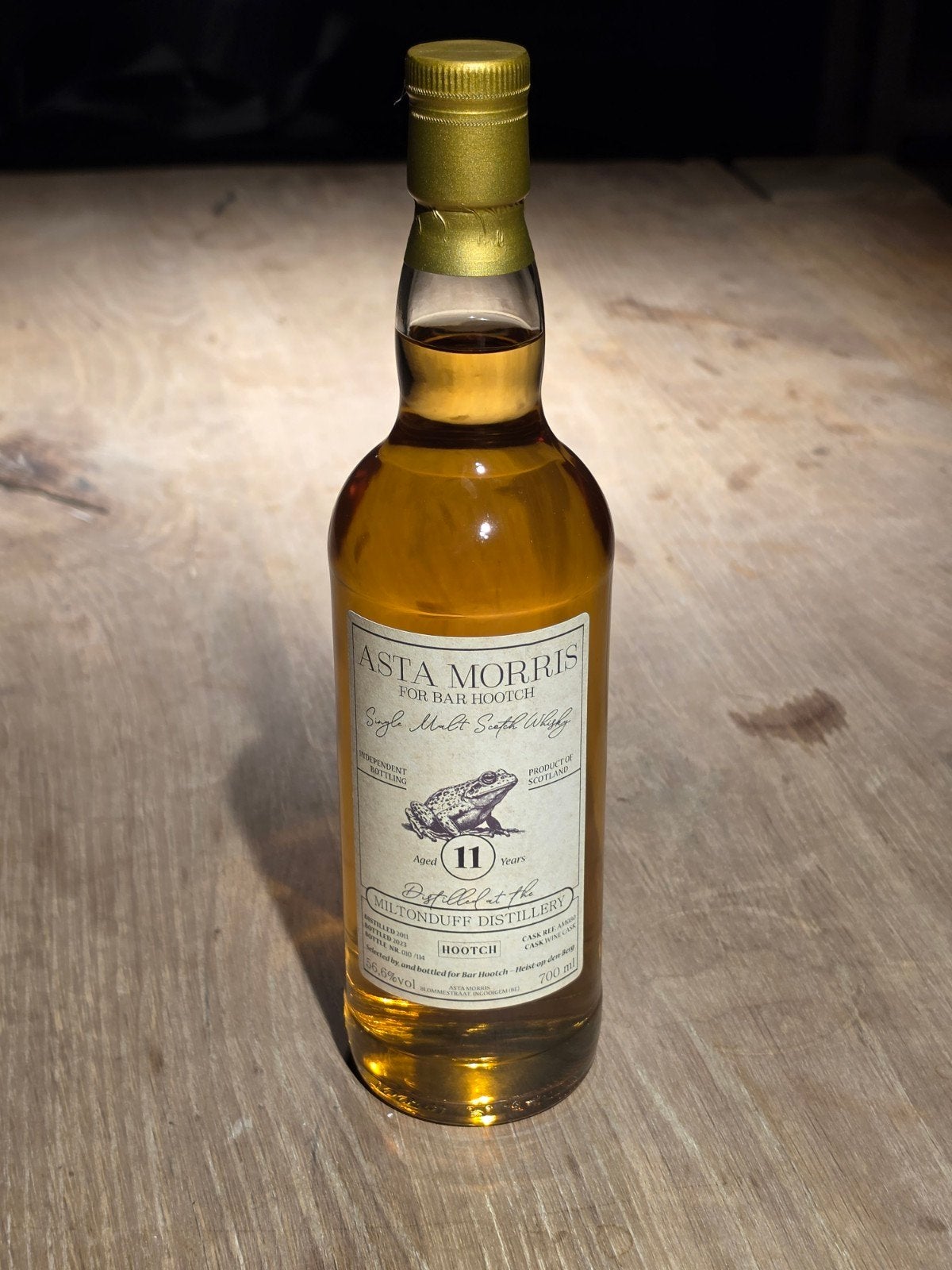 Asta Morris Miltonduff 11 Years (2023) – Bar Hootch, Ophalen of Verzenden