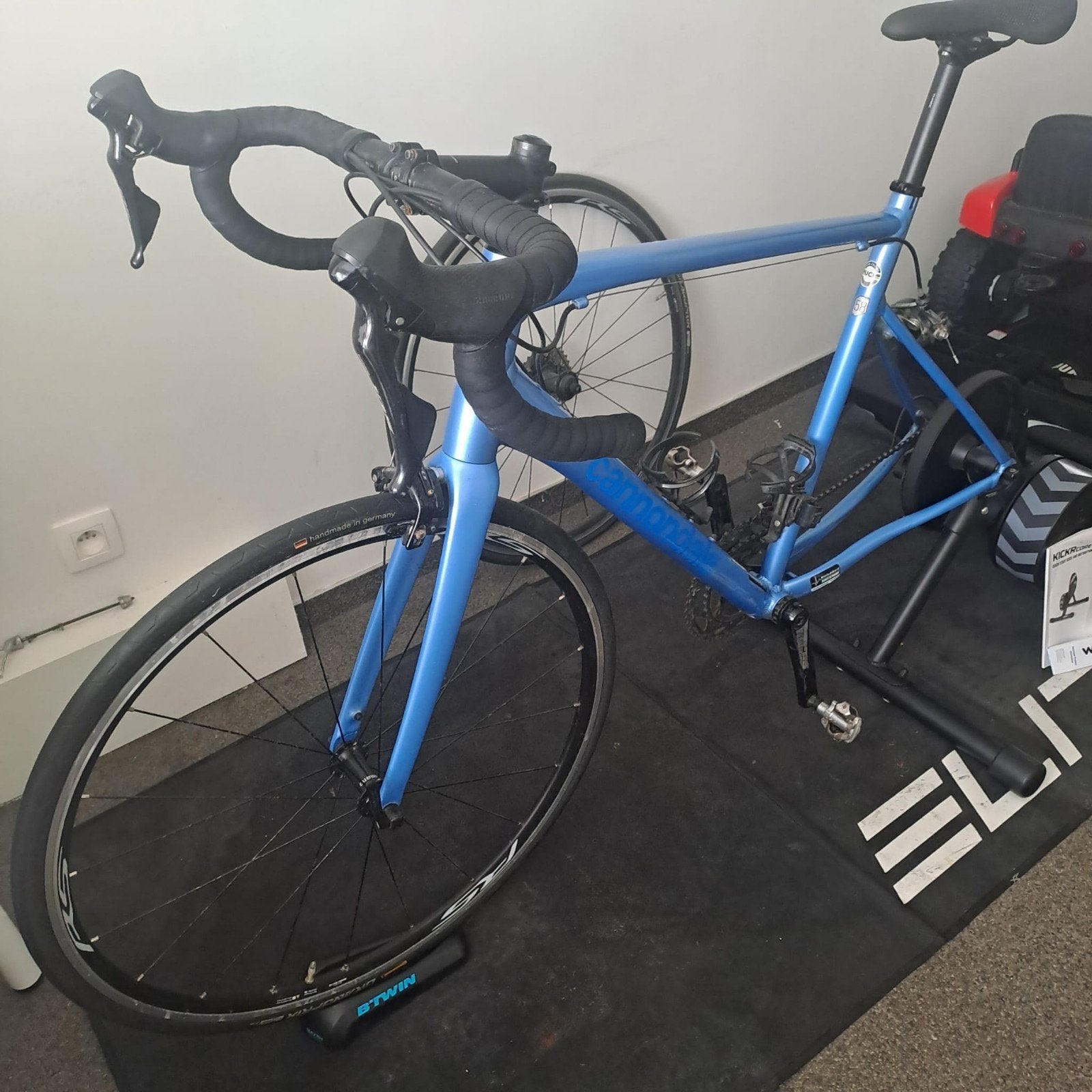 Racefiets Cannondale optima maat 58+wahoo kicker core +mat, Fietsen en Brommers, Fietsen | Racefietsen, Gebruikt, Heren, Aluminium