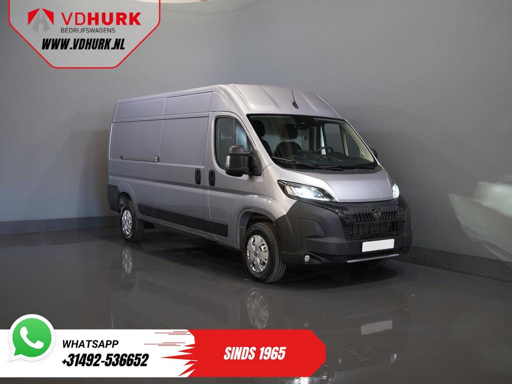 Fiat e-Ducato (Peugeot e-Boxer) L3H2 110 kWh 420km WLTP Adap, Auto's, Bestelwagens en Lichte vracht, Automaat, Parkeersensor, Zilver of Grijs