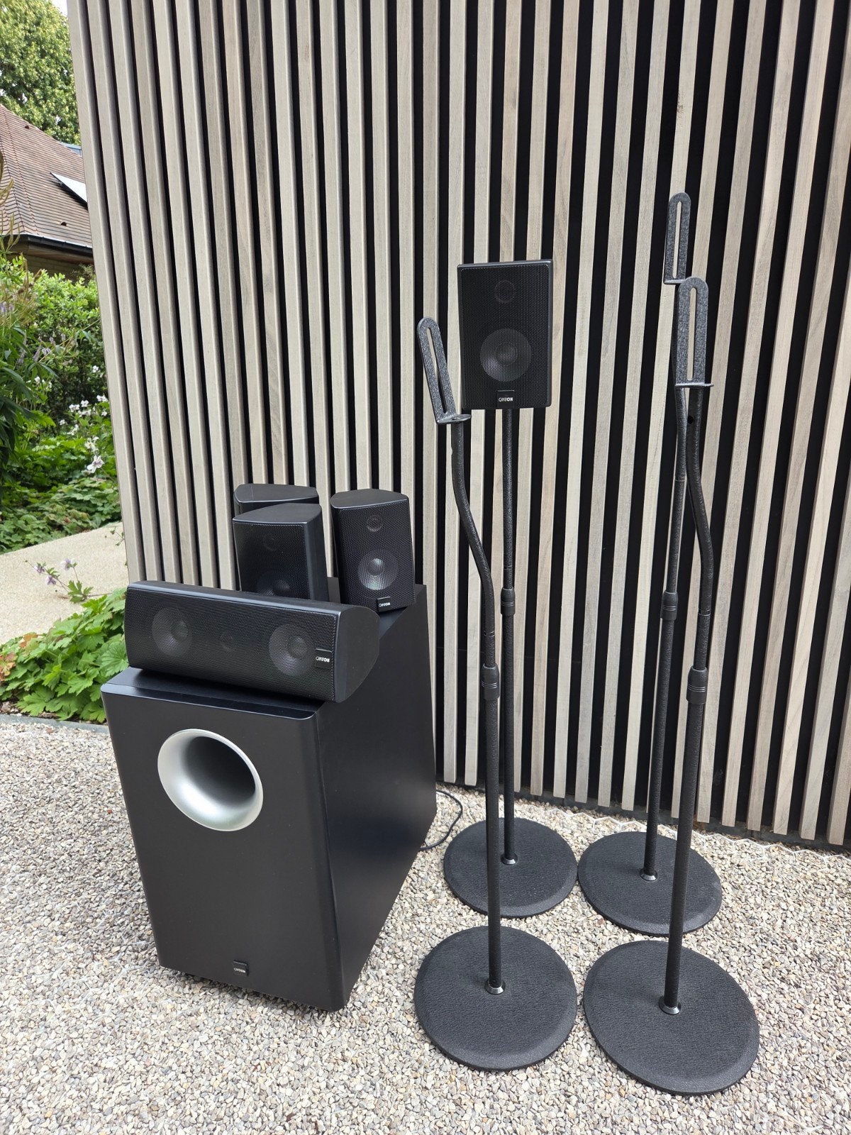 Canton Movie QX 150 (165 equivalent) 5.1 homecinema set, Audio, Tv en Foto, 70 watt of meer, Zo goed als nieuw, 5.1-systeem, Ophalen