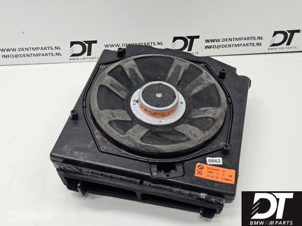 Subwoofer links Hifi DSP BMW E60 E61 E63 65139143133, Gebruikt, Ophalen of Verzenden, BMW