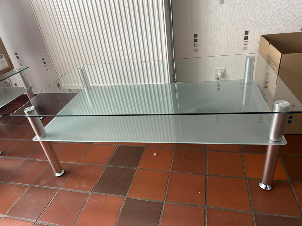 GRATIS salontafel, TV-meubel, bijzettafel, Ophalen, Gebruikt, Glas