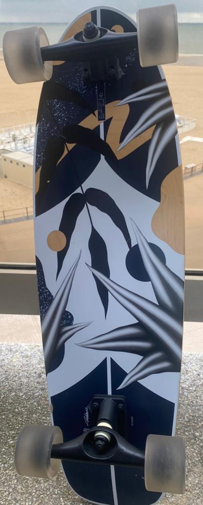 Longboard surfskate cruiser, Sport en Fitness, Ophalen of Verzenden, Zo goed als nieuw, Longboard