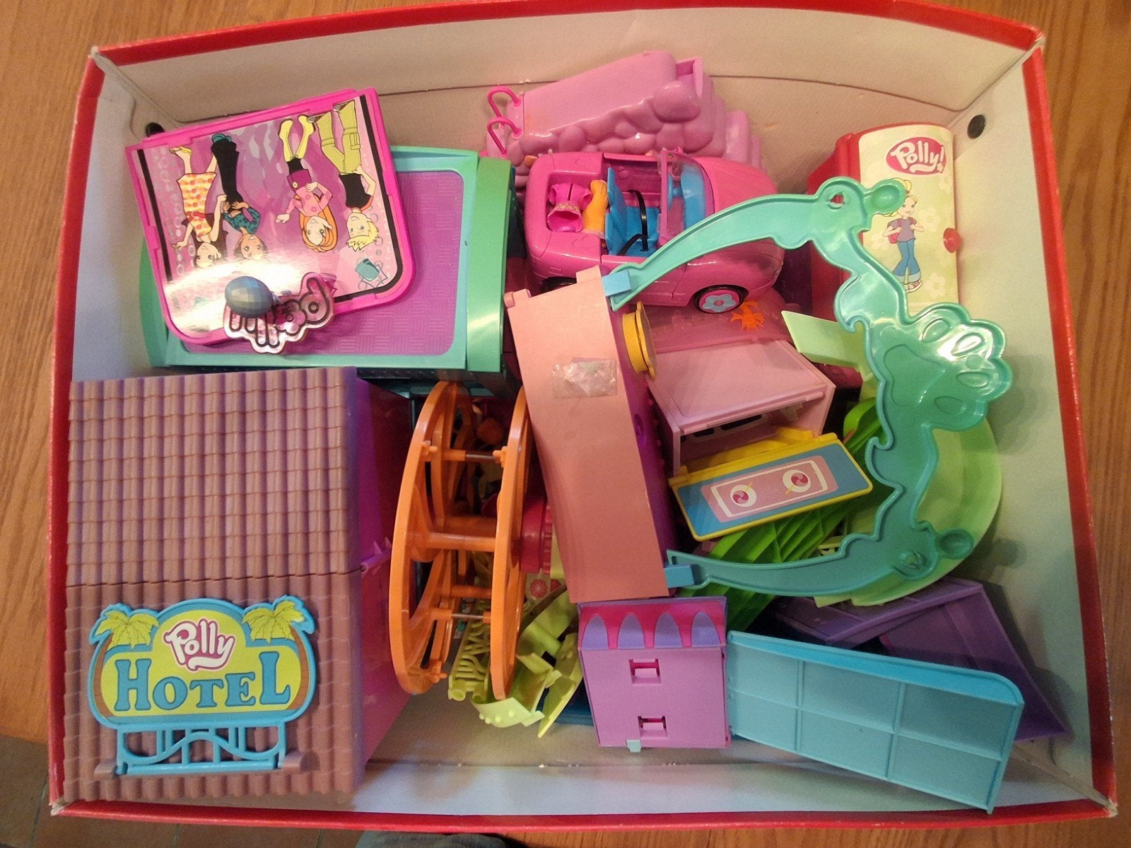 Polly pocket volle doos, Ophalen