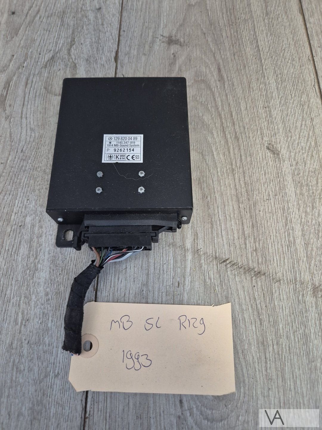 MB sound system versterker van Mercedes SL R129 1298200489, Ophalen of Verzenden, -, -, -