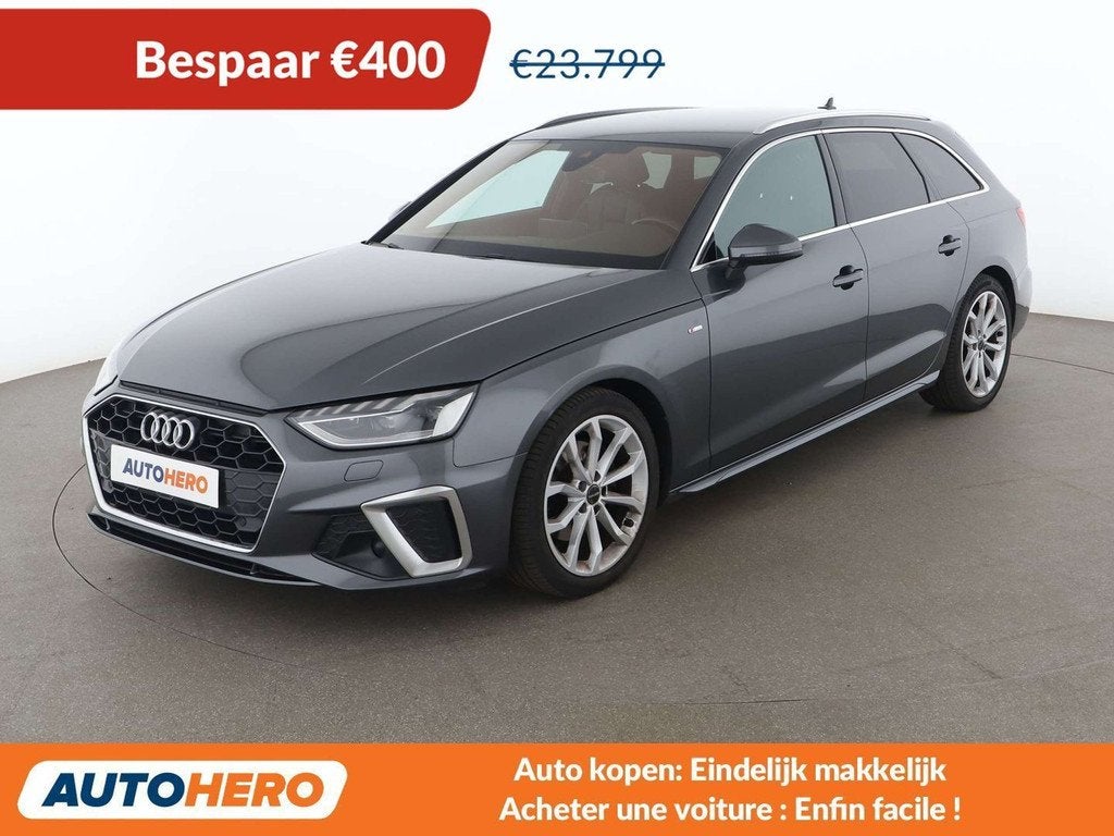 Audi A4 35 TDI Mild-Hybrid S line (bj 2021, automaat), Auto's, Audi, Te koop, A4, 360° camera, ABS, Airbags, Airconditioning, Android Auto