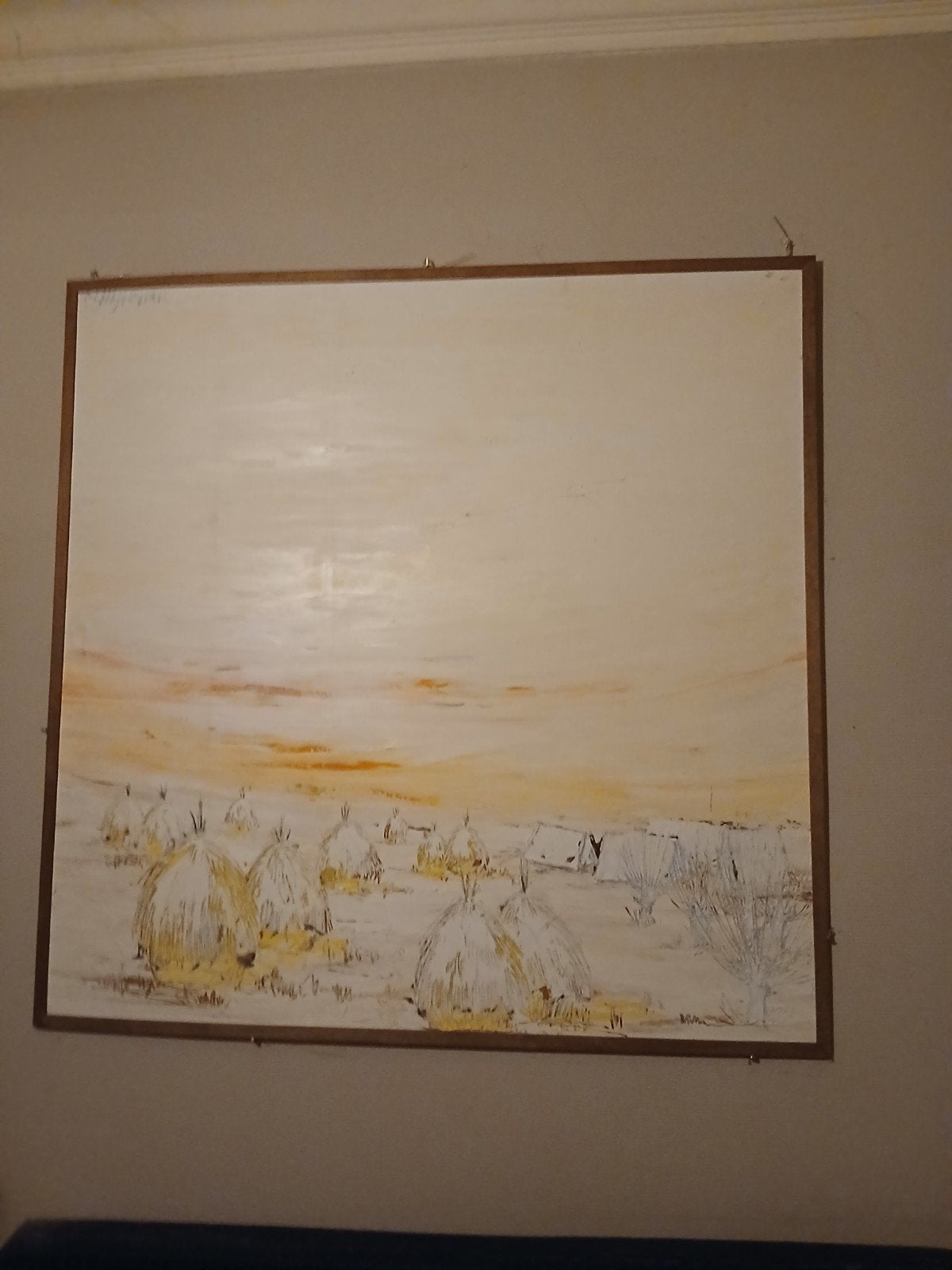 Groot schilderij jose chapellier, Antiek en Kunst, Ophalen