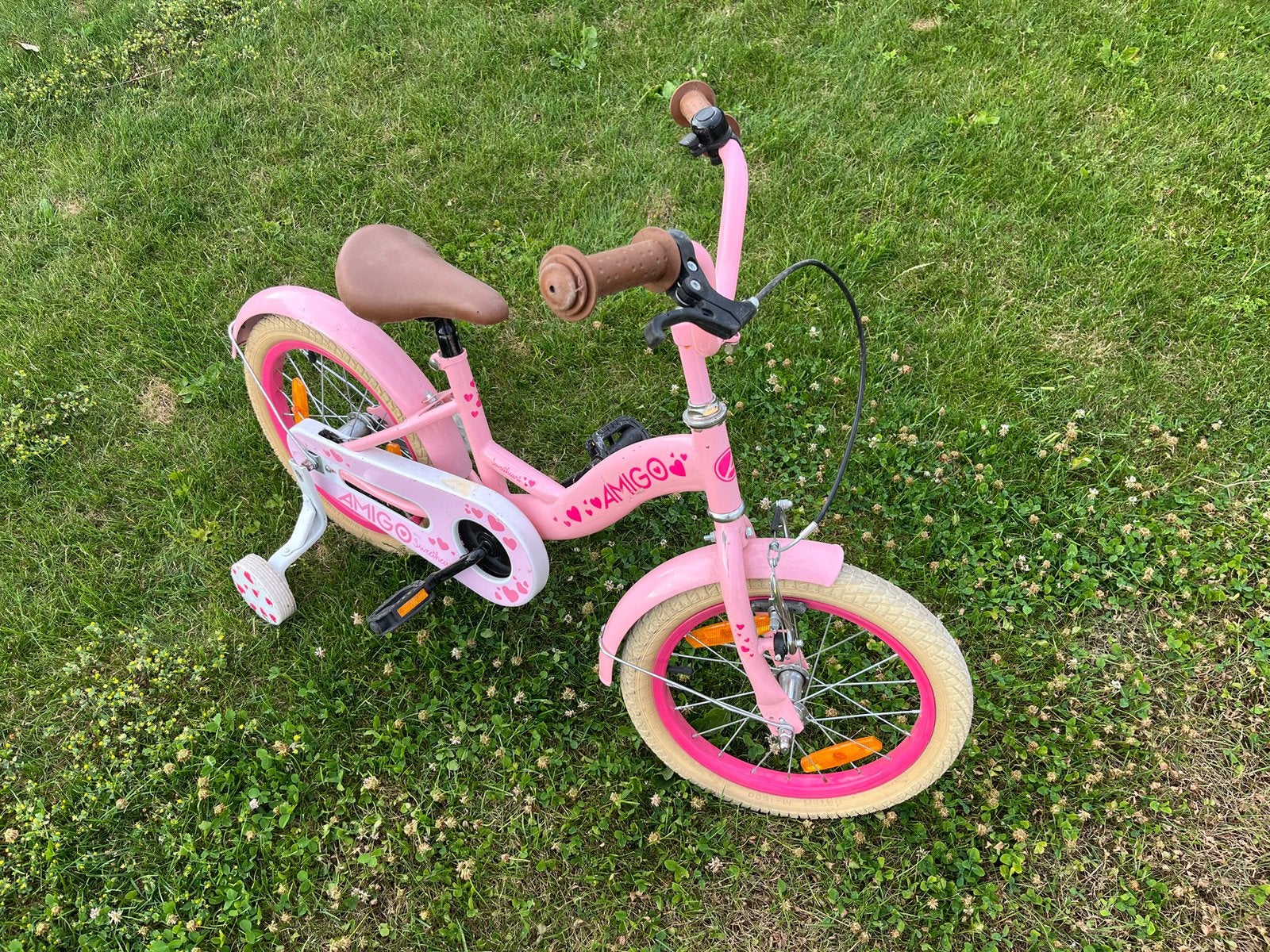 Velo fille 16 pouces, Stabilisateurs, Frein à rétropédalage, 16 à 20 pouces, Enlèvement