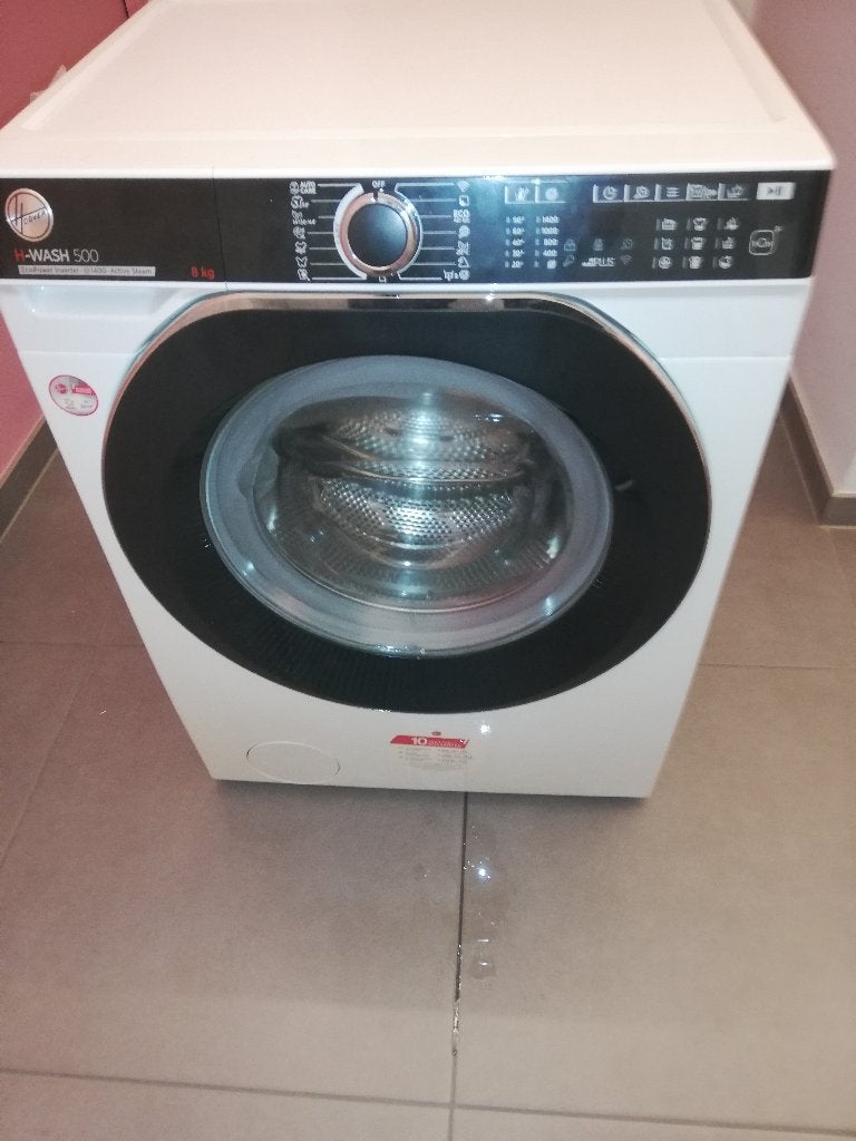 wasmachine HOOVER 8 kg, Elektronische apparatuur, Wasmachines, Ophalen, 1200 tot 1600 toeren, Energieklasse A of zuiniger, Zo goed als nieuw