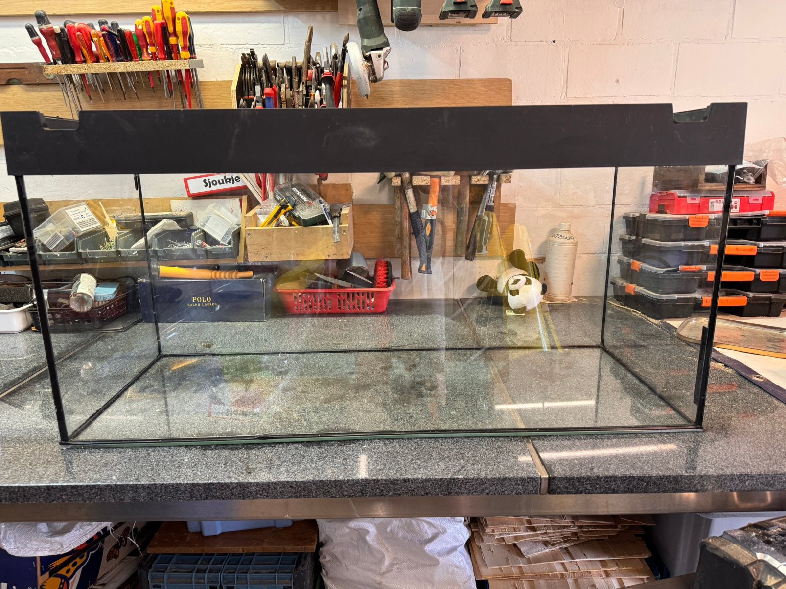 Aquarium te koop, Dieren en Toebehoren, Vissen | Aquaria en Toebehoren, Ophalen, Gebruikt, Leeg aquarium