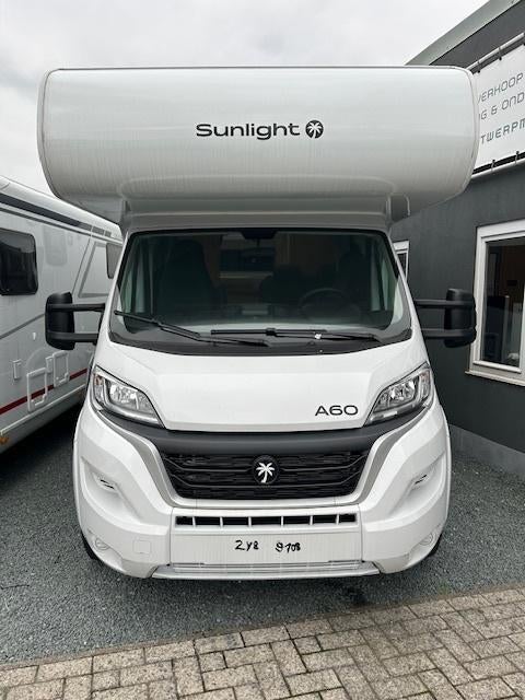 Sunlight A60, Caravanes & Camping, Camping-cars, Jusqu'à 4, Sunlight, Fiat, Diesel
