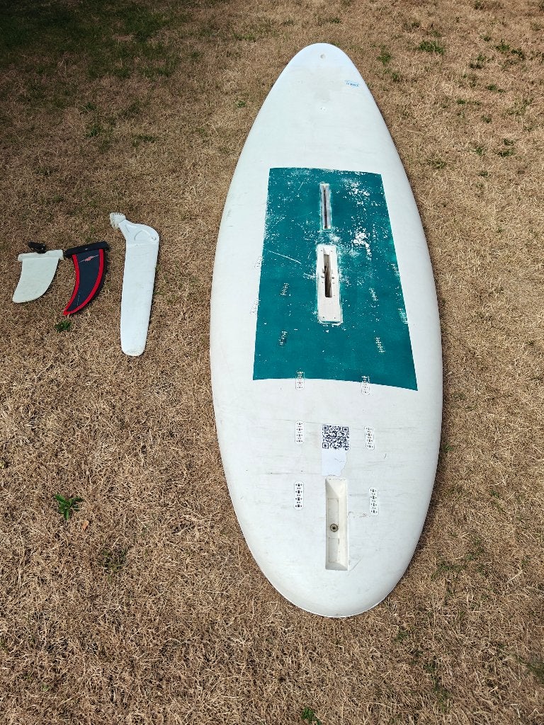 Beginnersbord 175 liter met zwaard Hejfly Mambo No2, Watersport en Boten, 250 tot 300 cm, Gebruikt, Met vin(nen), Plank