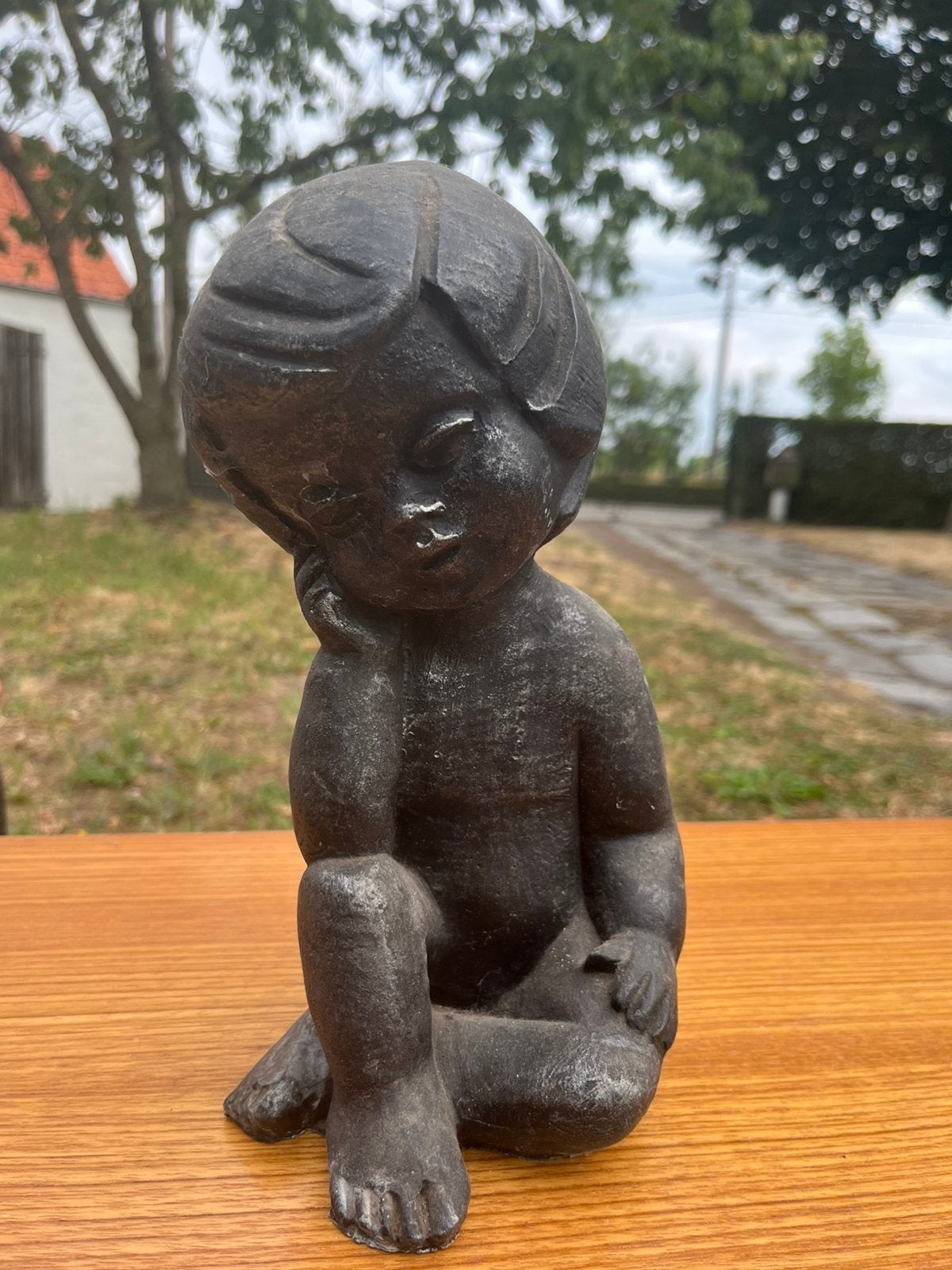 Vintage beeld, Verzamelen, Beelden en Beeldjes, Ophalen, Gebruikt