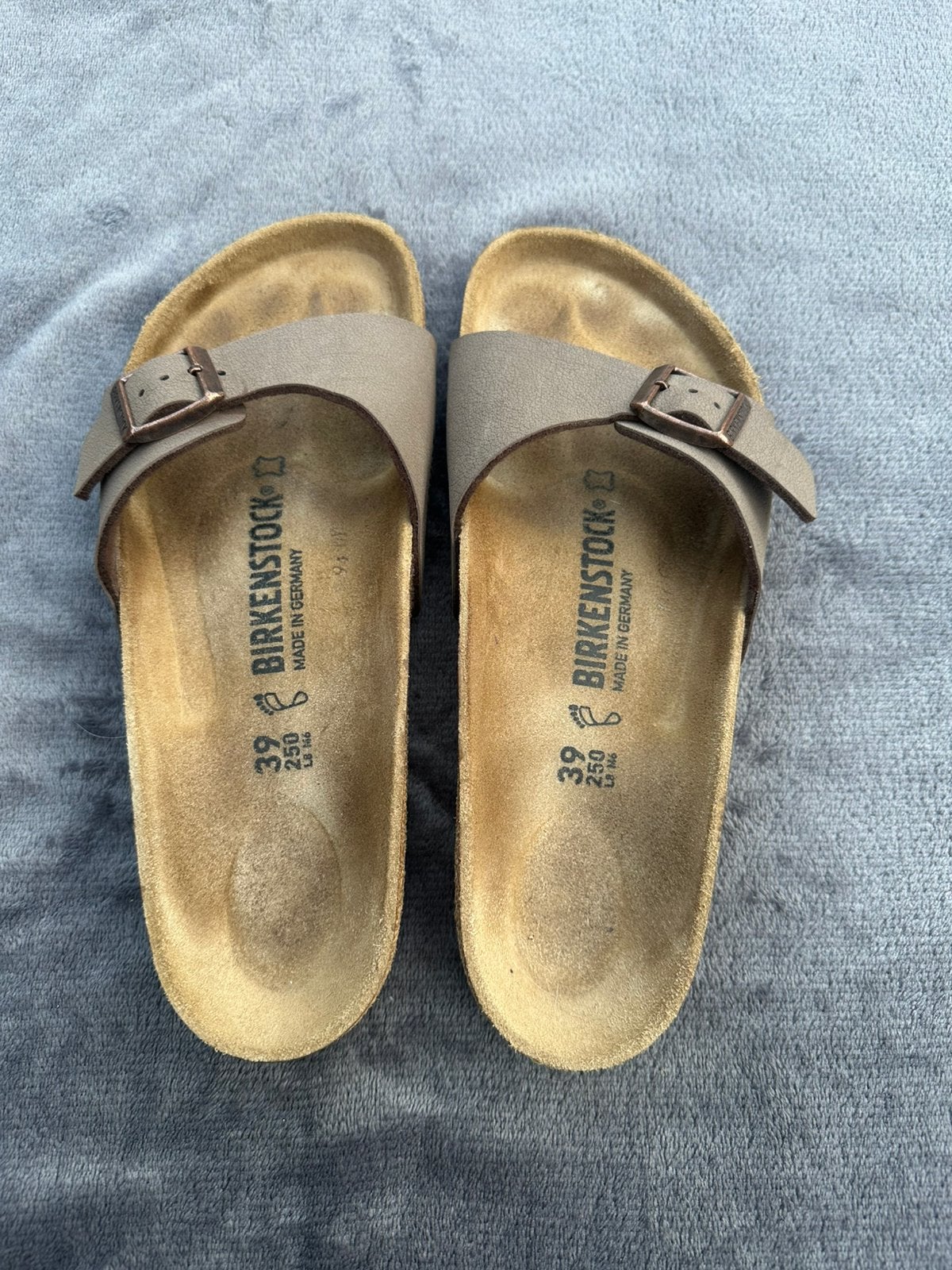 Birkenstock madrid maat 39, Kleding | Dames, Slippers, Bruin, Ophalen of Verzenden, Zo goed als nieuw