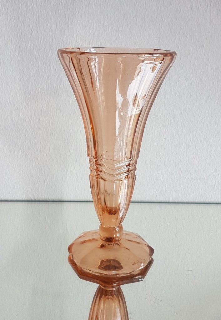 Vase Art Déco, REICH & Co/Huta Skla Zawiercie, modèle 198, Enlèvement ou Envoi