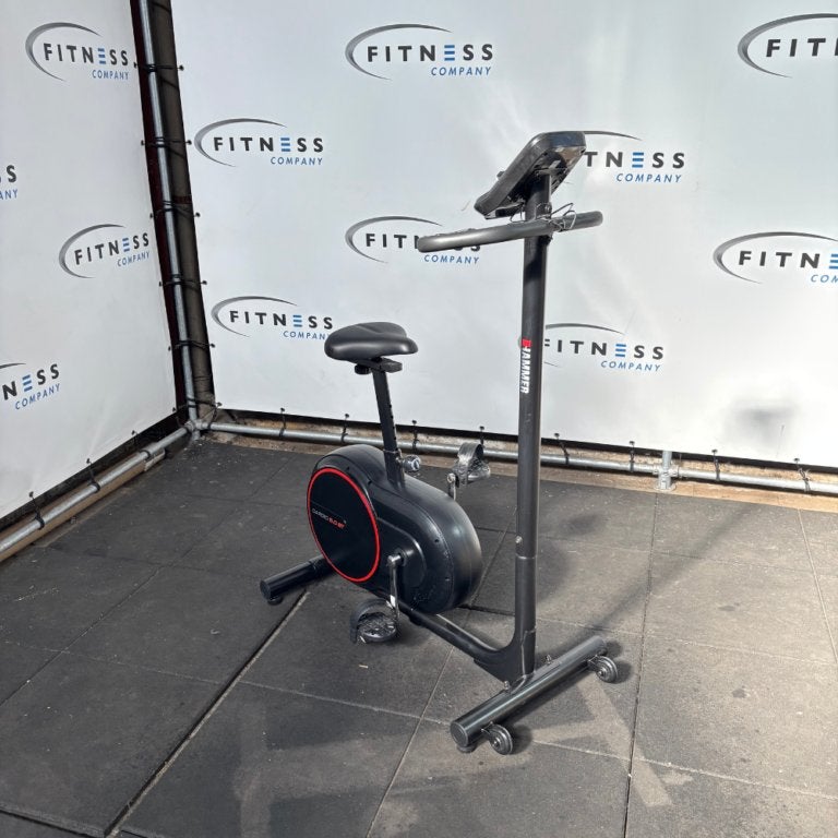 Hammer Fitness – Cardio 5.0 BT – Upright Bike, Sport en Fitness, Ophalen of Verzenden, Gebruikt, Benen