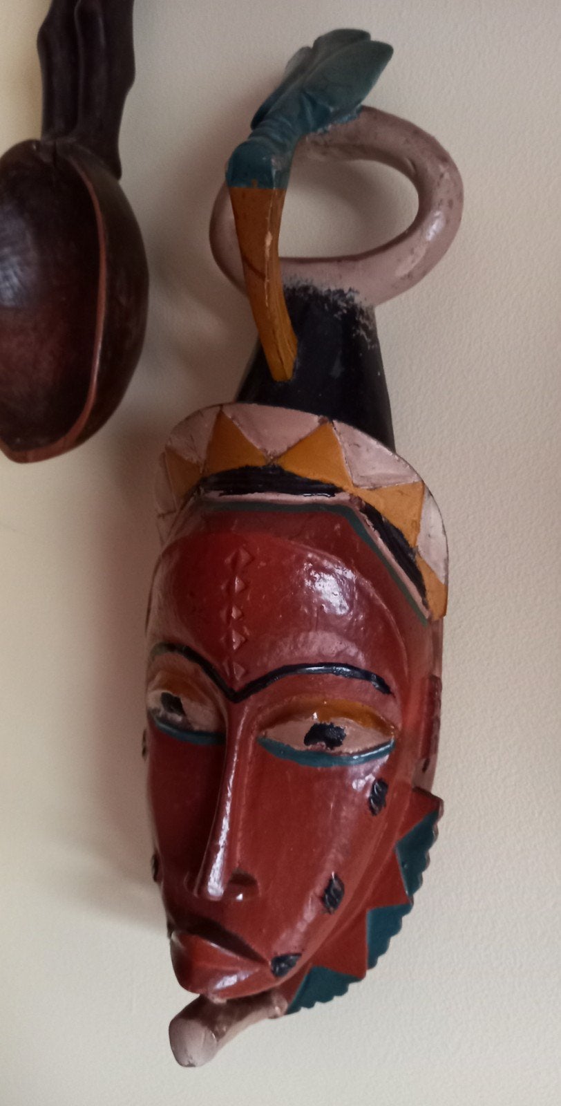 Afrikaans Guro maskers uit Ivoorkust, Ophalen of Verzenden