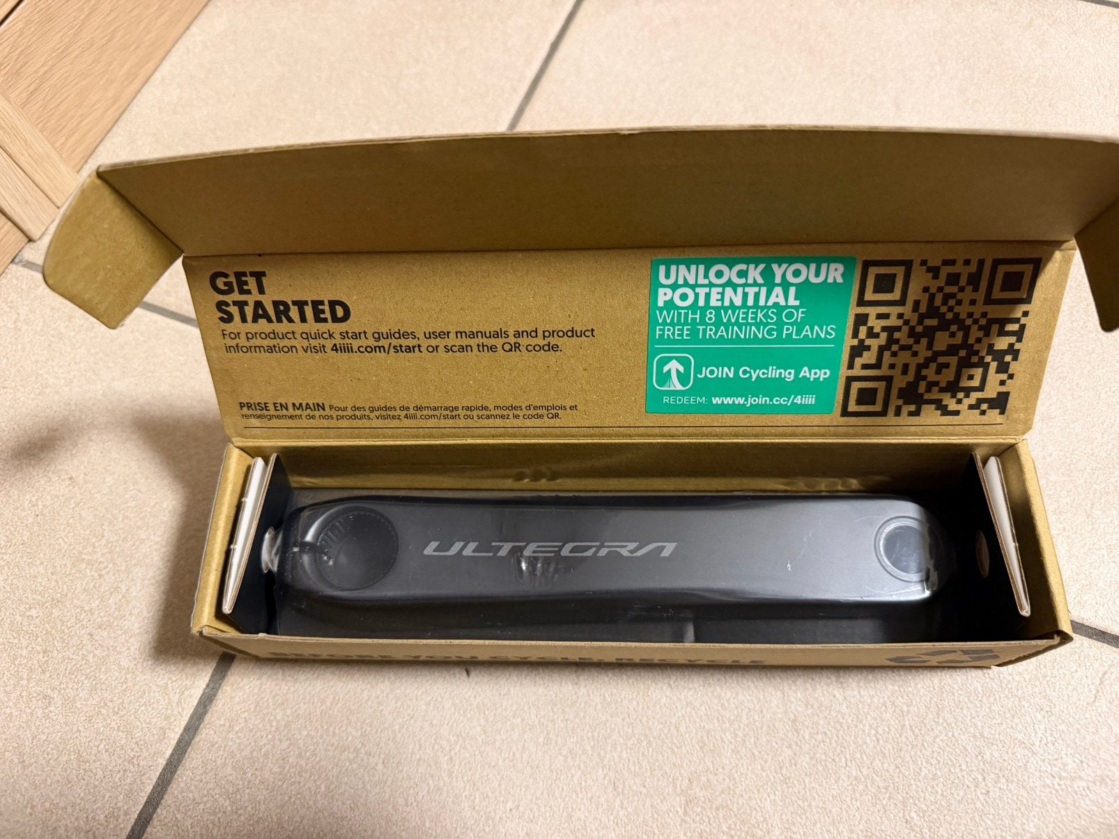 4iiii Precision 3+ Powermeter Ultegra R8100 172,5 mm – NIEUW, Fietsen en Brommers, Fietsonderdelen, Ophalen of Verzenden, Zo goed als nieuw
