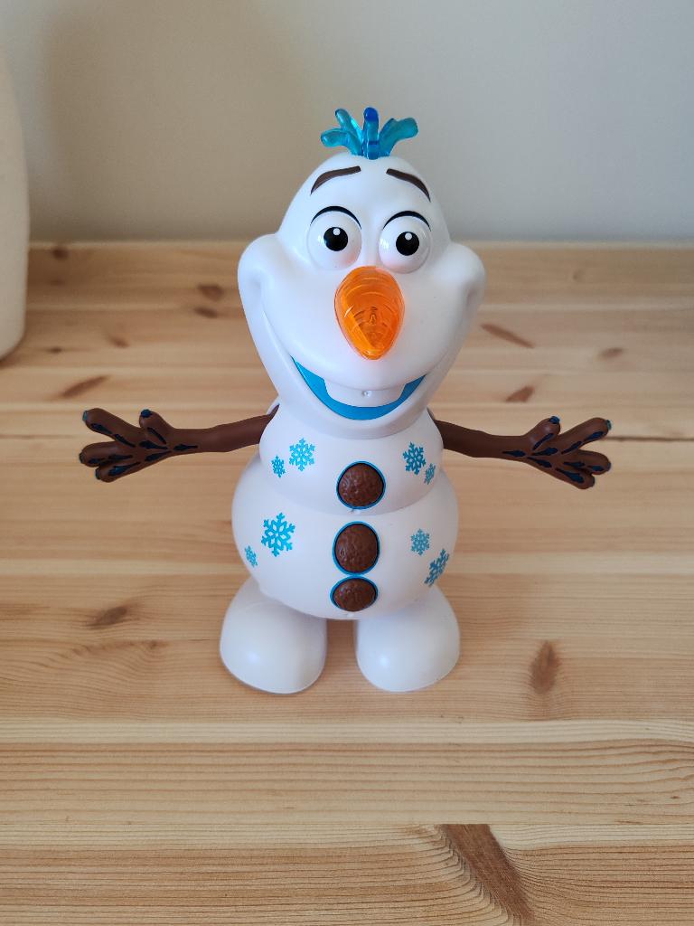 Dansende olaf, Kinderen en Baby's, Speelgoed | Poppen, Ophalen of Verzenden, Zo goed als nieuw, Overige typen
