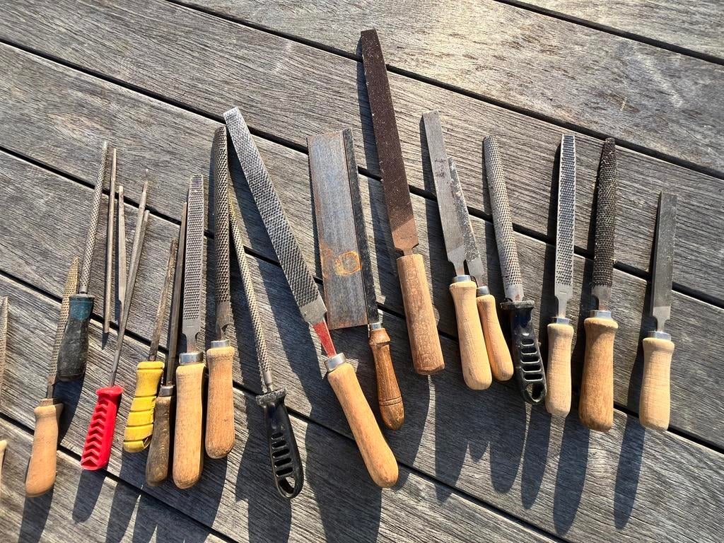 Lot de limes rapes menuiserie outils, Bricolage & Construction, Enlèvement, Utilisé