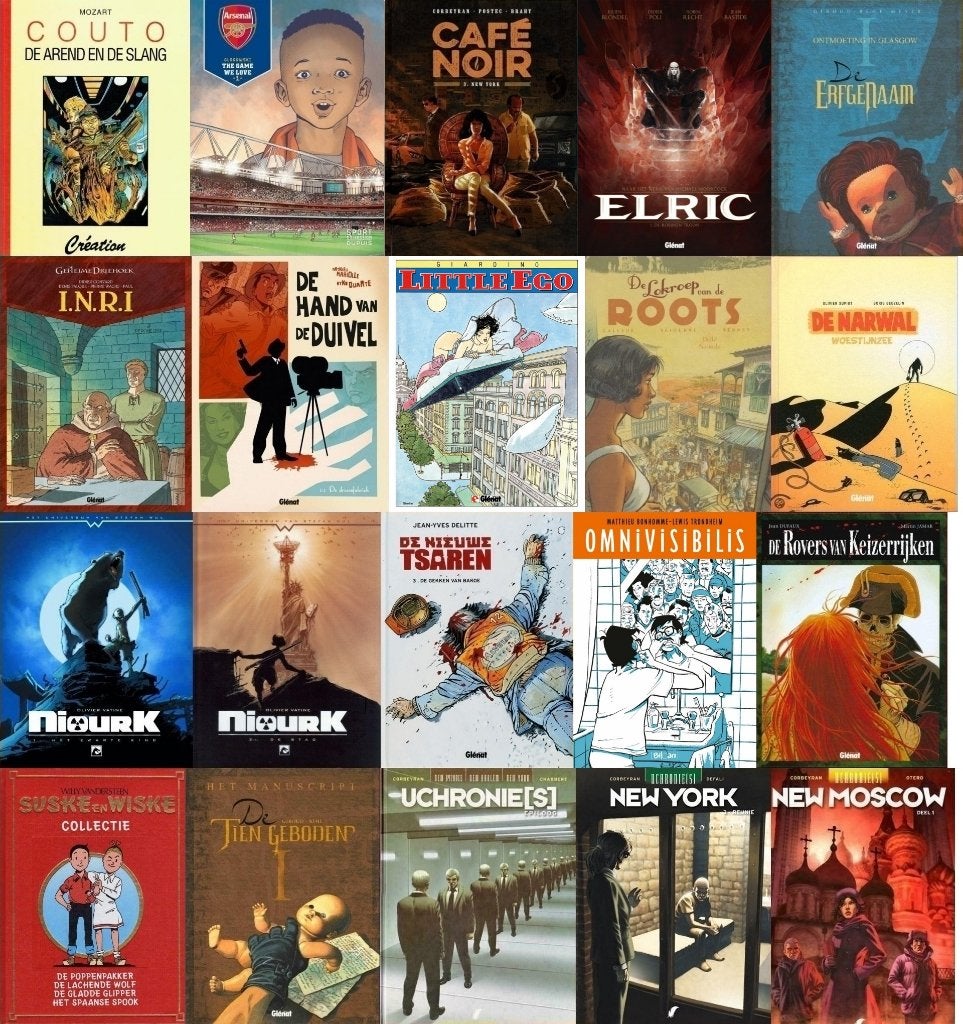 20 Hardcover strips, Plusieurs BD, Enlèvement, Comme neuf