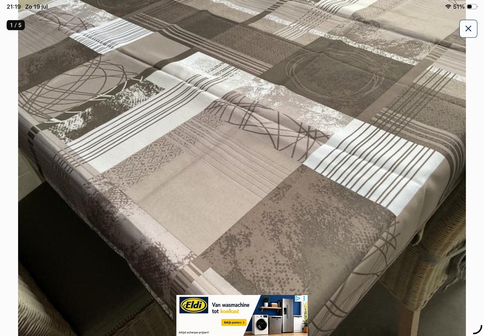 Nieuw tafelkleed 300x150, Neuf, Nappe, Enlèvement ou Envoi, 300 cm