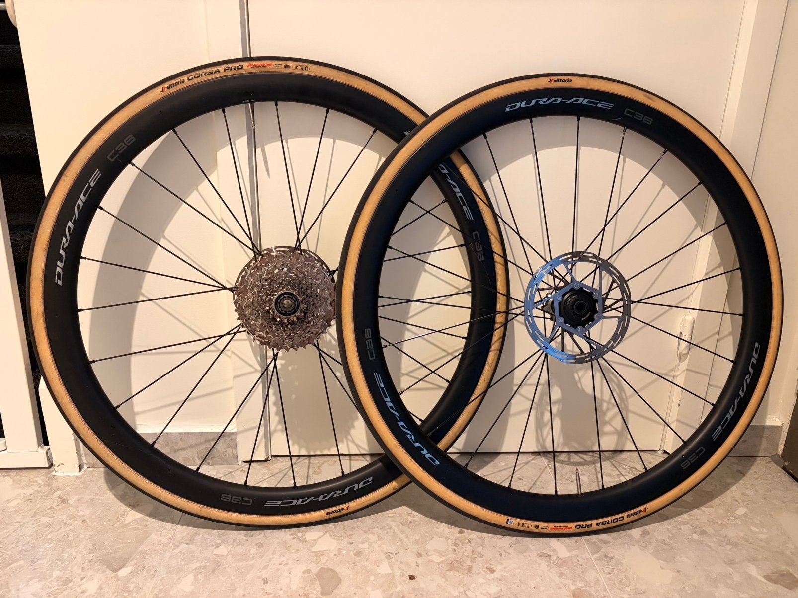 Dura Ace C36 Velgen Te Koop, Ophalen, Zo goed als nieuw, Carbon