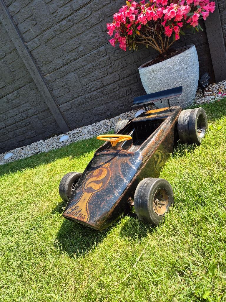 Voiture à pédales ancienne trapauto lotus f1, Antiquités & Art, Enlèvement