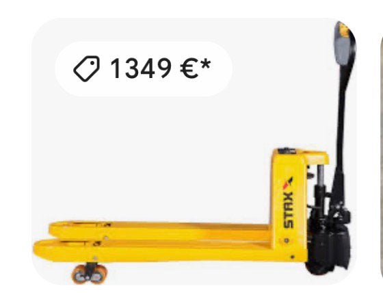 Transpalette électrique, Bricolage & Construction, Enlèvement, Utilisé