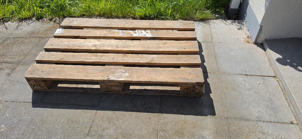 houten pallet, Ophalen, Gebruikt, Pallet