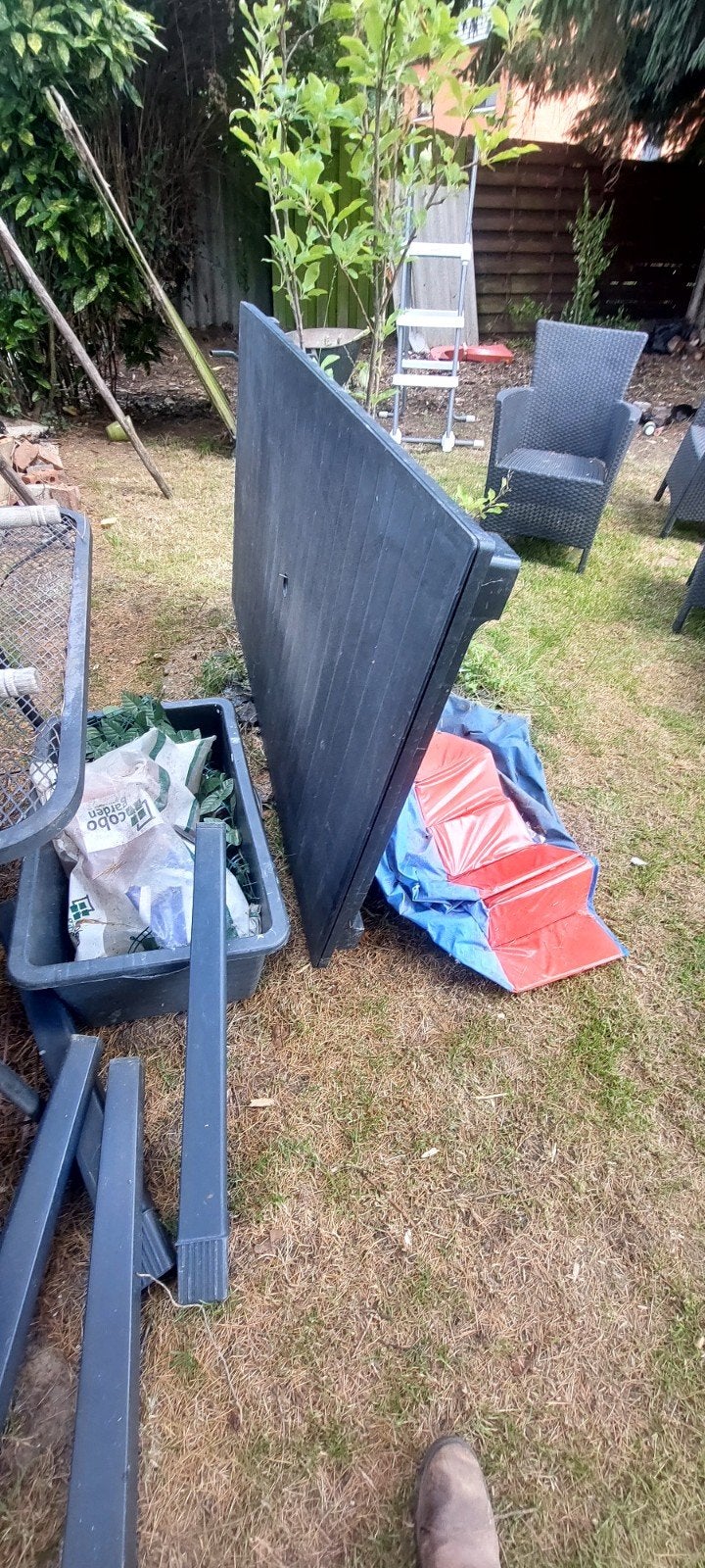 gratis tuintafel en stoelen, Tuin en Terras, Ophalen