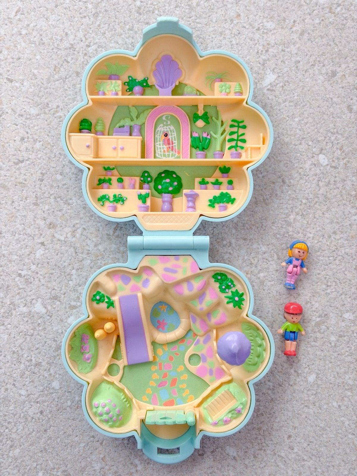 Polly Pocket Midges Flower Shop 1990 - compleet, Verzamelen, Poppetjes en Figuurtjes, Verzenden, Gebruikt