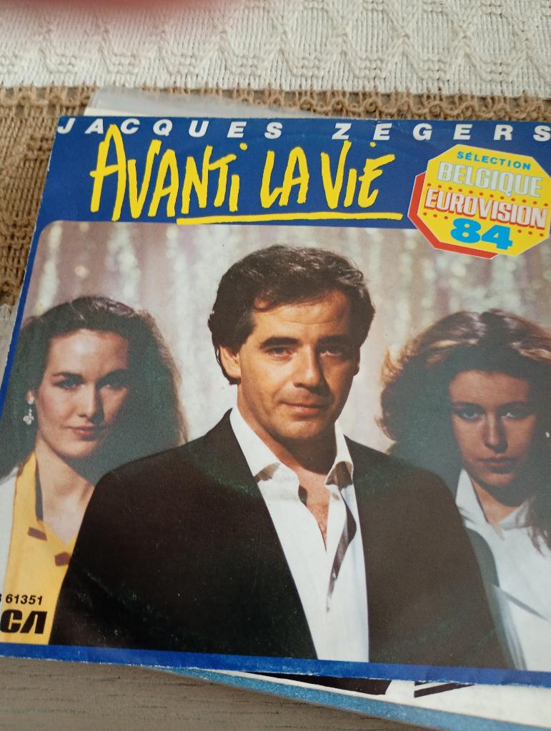 Jacques Zegers - Avanti la vie ( eurovisie 1984 ), Gebruikt, 7 inch, Ophalen of Verzenden, Pop