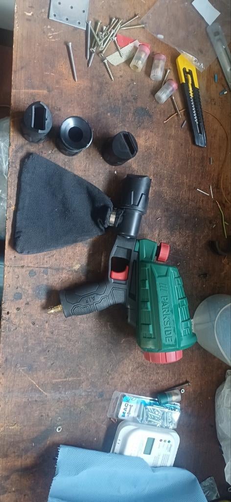 Zandstraalpistool Parkside, Ophalen, Zo goed als nieuw