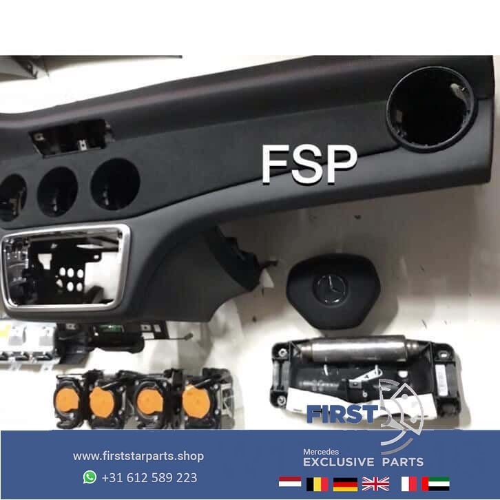 W176 A45 AMG Dashboard + Airbag Set Mercedes A Klasse rood, Utilisé, -, -, Enlèvement ou Envoi