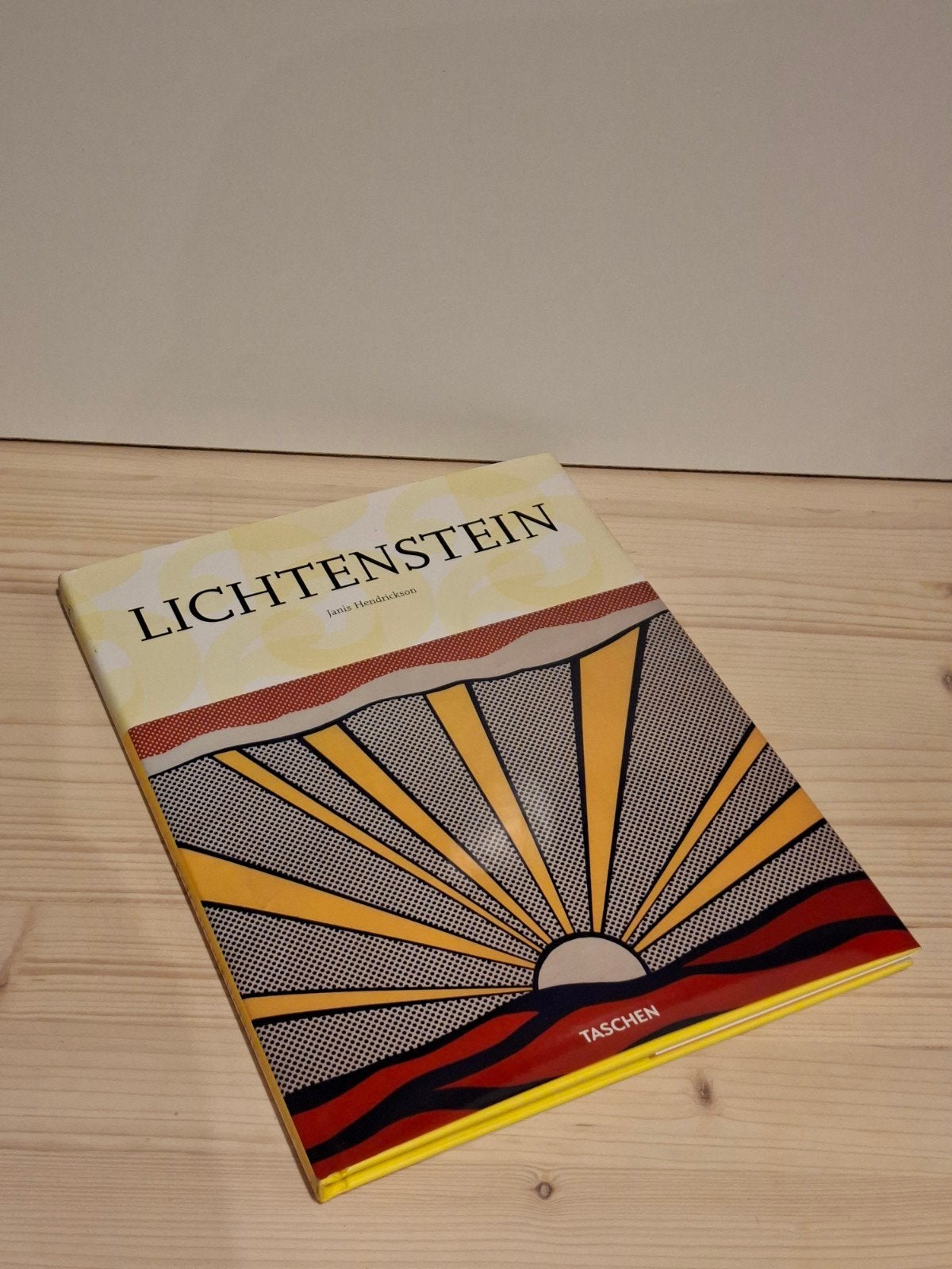 Lichtenstein boek TASCHEN, Boeken, Ophalen, Janis hendrickson, Zo goed als nieuw, Schilder- en Tekenkunst