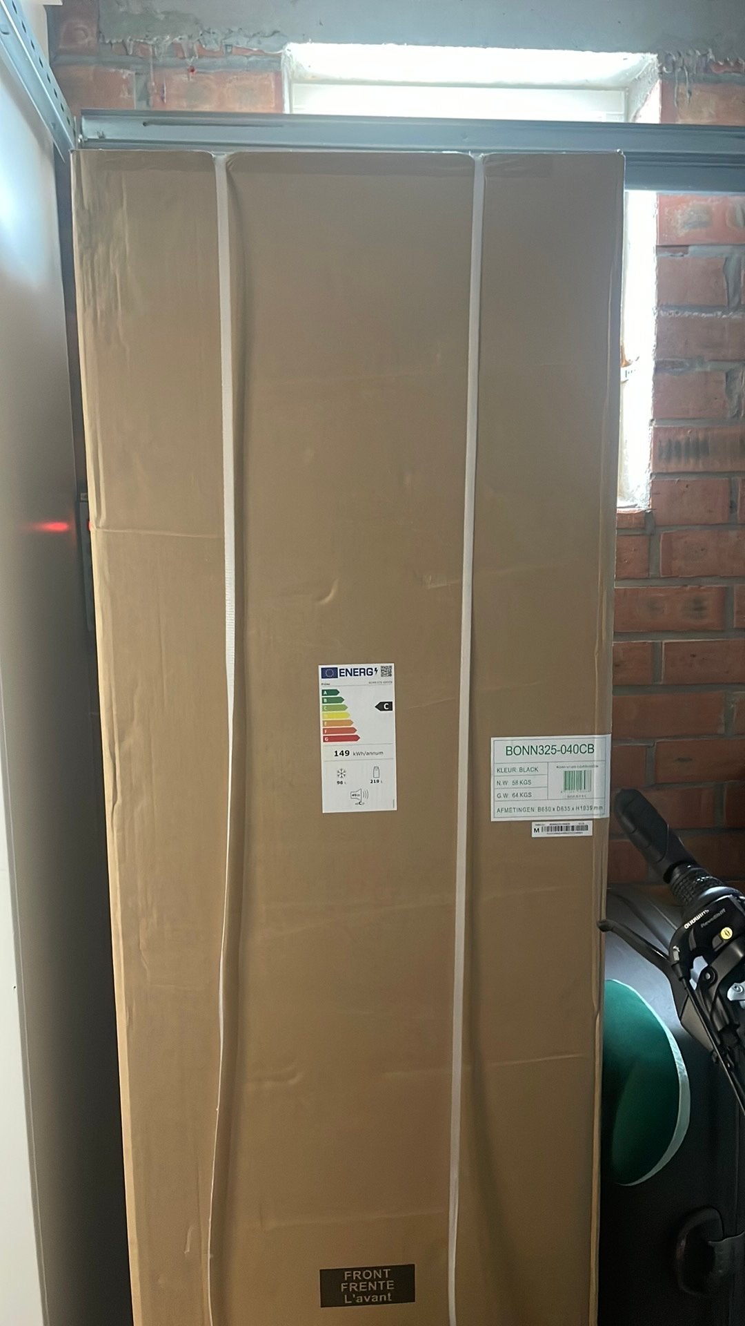 Nieuwe koelkast, Tuin en Terras, Ophalen, Zo goed als nieuw