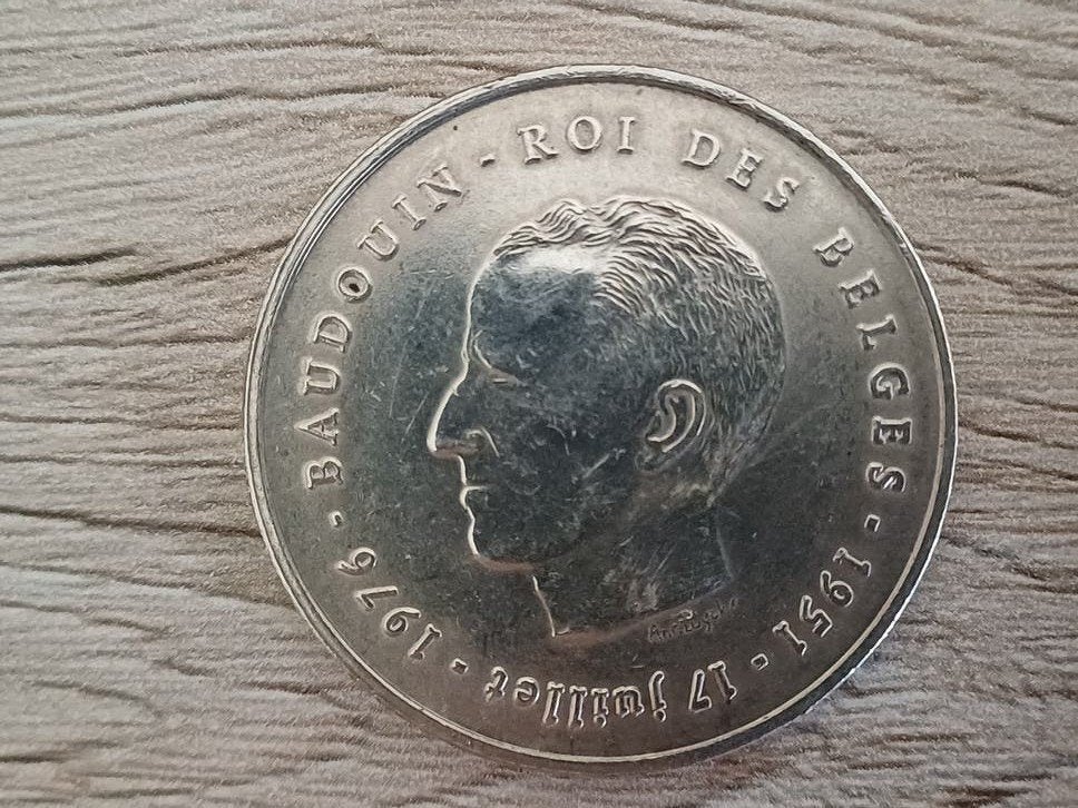 Belgique 250 francs 1976 Boudewijn, Enlèvement ou Envoi, Monnaie en vrac, Argent, Argent