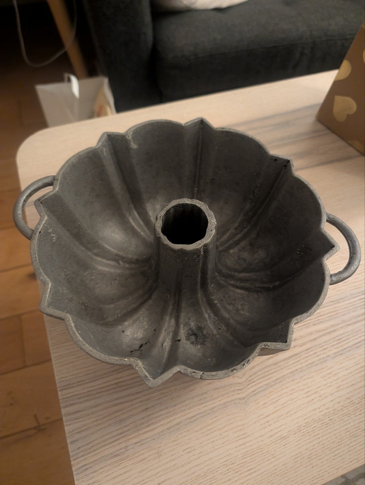 Taartvorm, Ophalen