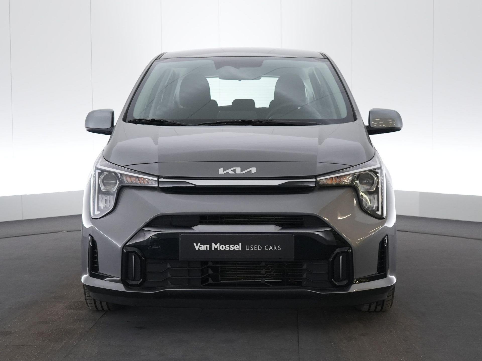 Kia Picanto 1.0 GDI ISG 63 AMT Pulse, Auto's, Kia, Stof, Zwart, Bedrijf, 5 deurs