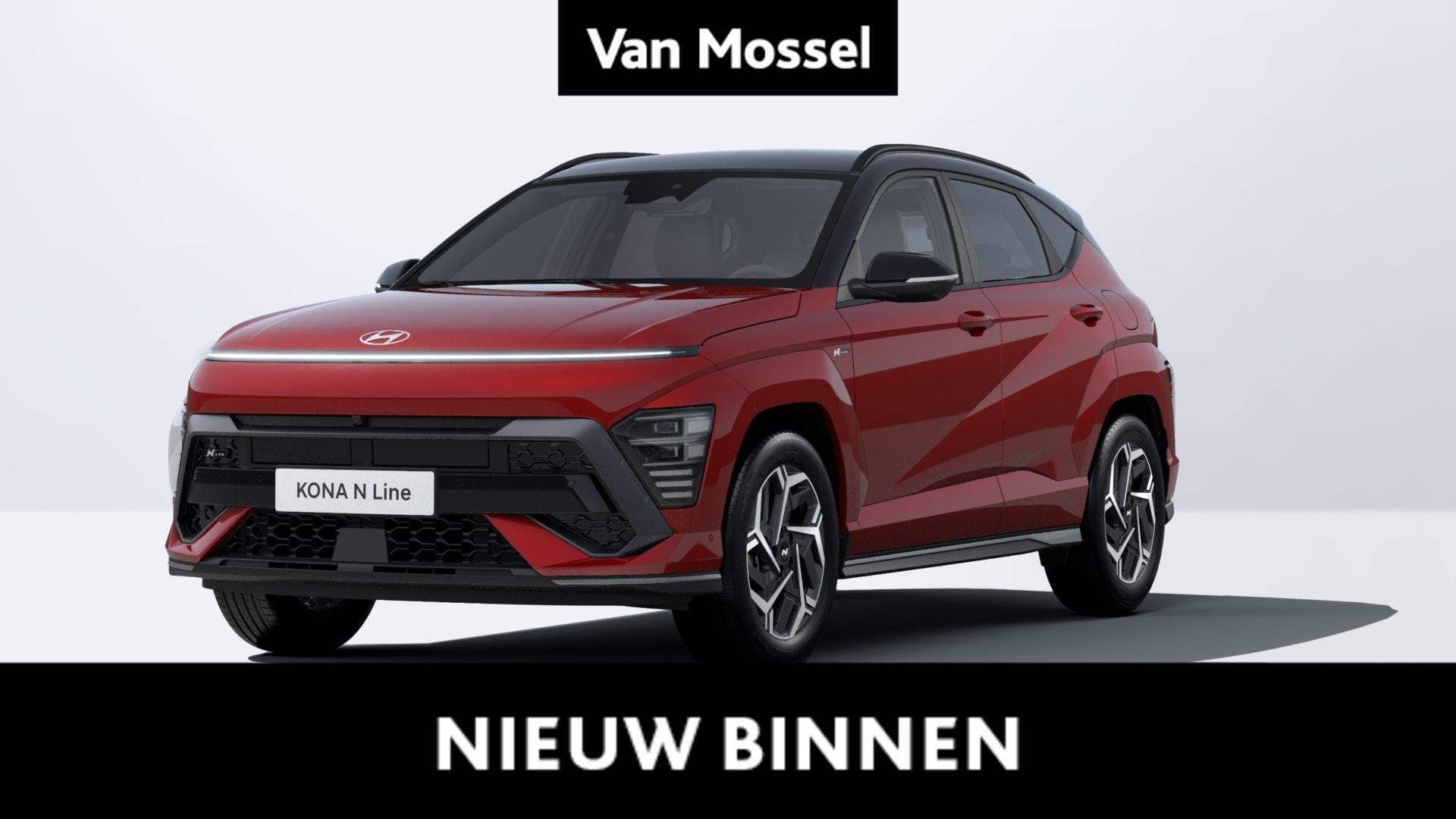 Hyundai KONA Shine N-Line 129 (automatique), Autos, Rouge, Entreprise, Noir, 5 portes