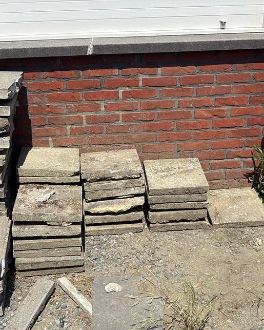 Gratis Betondals, Tuin en Terras, Tegels en Klinkers, Ophalen, Gebruikt, Beton