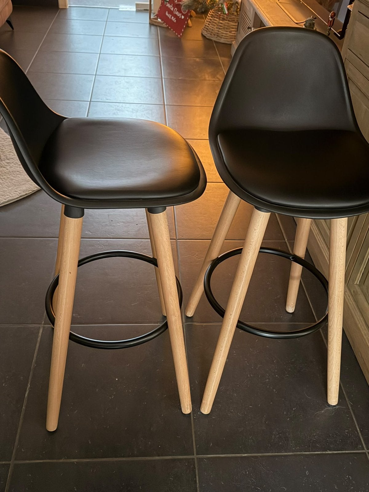Ensemble de 2 tabourets de bar modernes, Enlèvement, Comme neuf