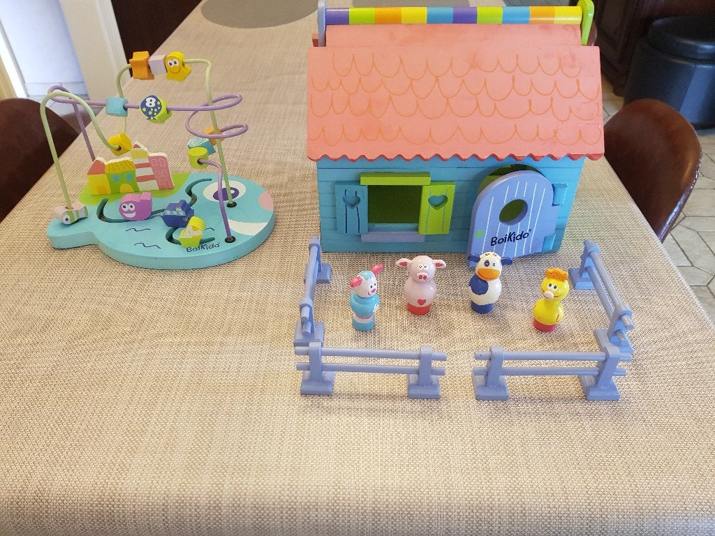 Boikido, houten speelgoed, Ophalen