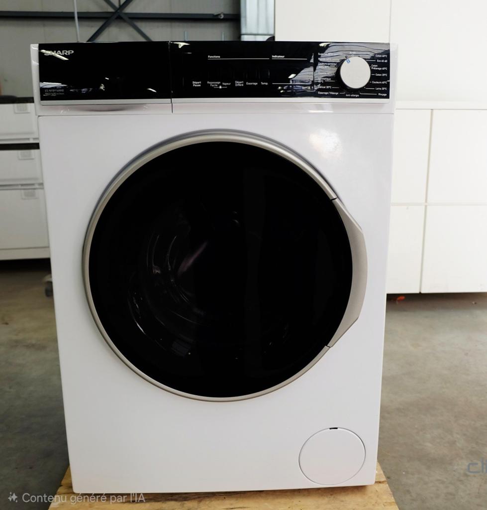 Sharp lave linge  8kg  A+++ 1400T, Electroménager, Enlèvement