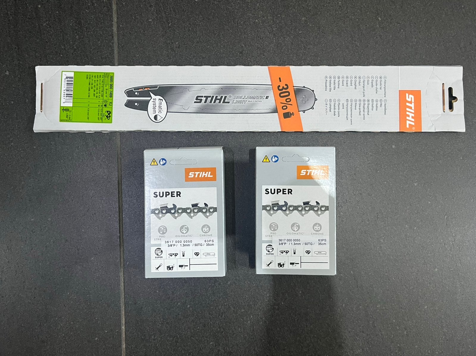 Stihl Rollomatic E Light blad + 2 kettingen!!!, Ophalen of Verzenden, Nieuw