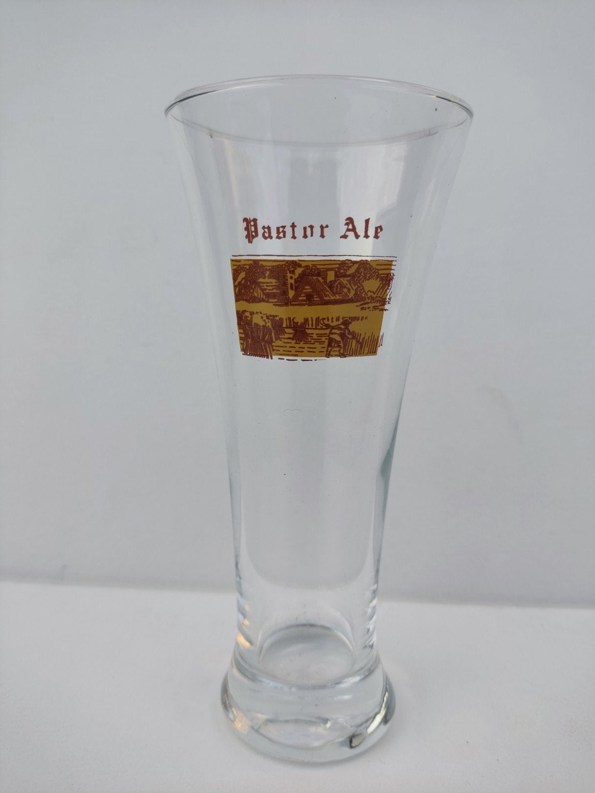 Verre à bière Vintage Pastor Ale | Calice à bière belge rare, Enlèvement, Comme neuf, Autres types, Autres marques