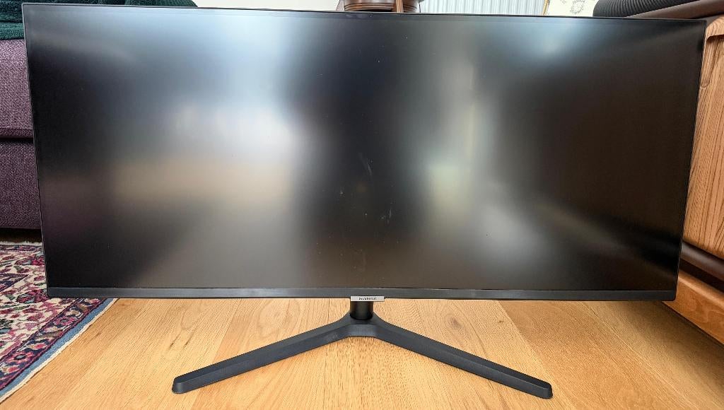 Samsung 34" ViewFinity S5-monitor, Computers en Software, Monitoren, Ophalen, VA, Zo goed als nieuw, Samsung